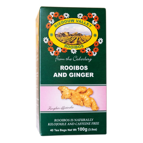 ROOIBOS & GINGER (40 tea bags)