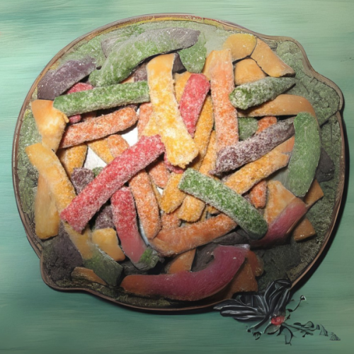 FRUIT SWEETS LOLLIES 250g (Sulphured)