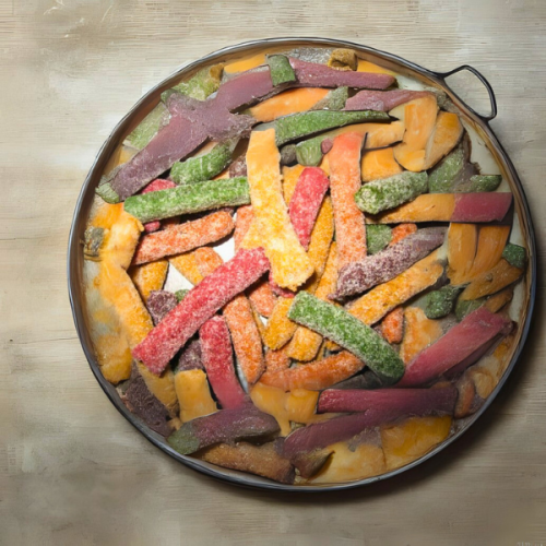 FRUIT SWEETS LOLLIES 500g (Sulphured)