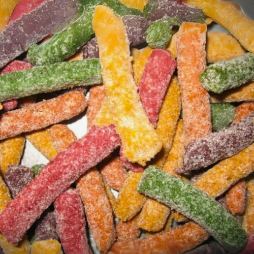 FRUIT SWEETS LOLLIES 1kg (Sulphured)