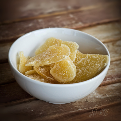 DRIED GINGER SLICES 1kg (Sulphured)