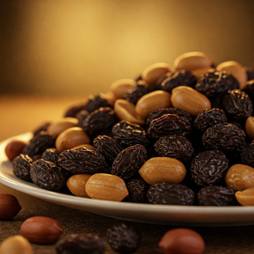PEANUTS & RAISINS 500g (Salted)